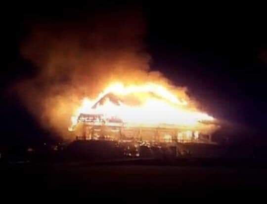 "Fire at the Great Council of Chiefs, 2019" Source: Facebook